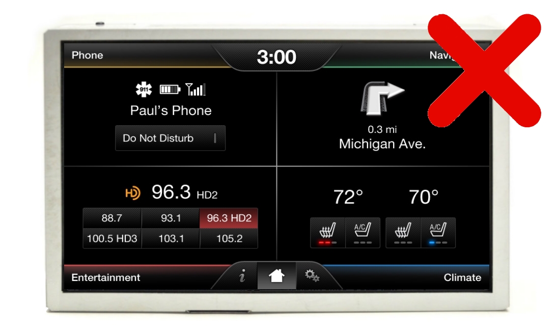 Under Dash GPS Antenna for SYNC 3 4D Tech, Inc